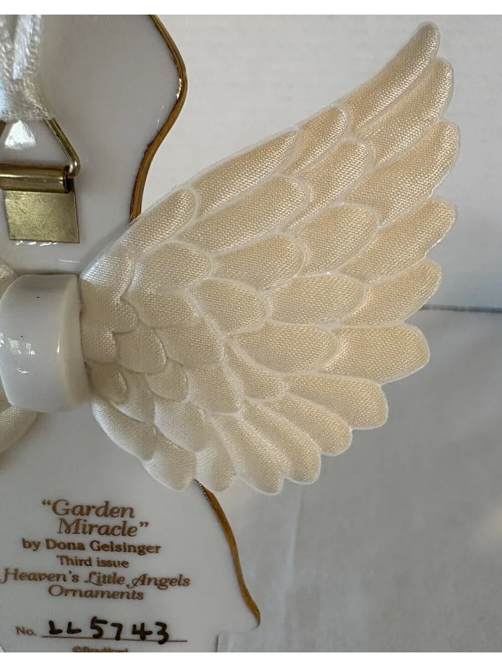 The Bradford Exchange “Garden Miracle” 3D Angel LL 5743 Heaven’s Little Angels